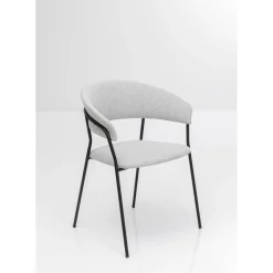 Chaise A. Acc. Belle Gris Clair (2/Set)