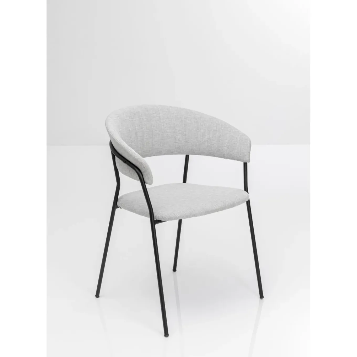 Chaise A. Acc. Belle Gris Clair (2/Set)