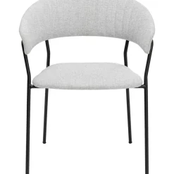 Chaise A. Acc. Belle Gris Clair (2/Set)