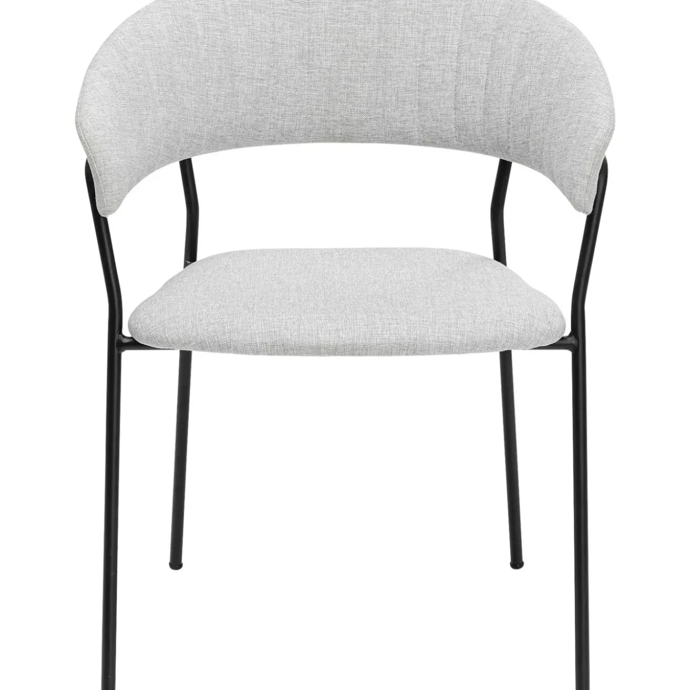 Chaise A. Acc. Belle Gris Clair (2/Set)