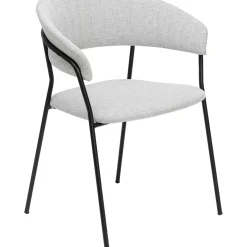 Chaise A. Acc. Belle Gris Clair (2/Set)