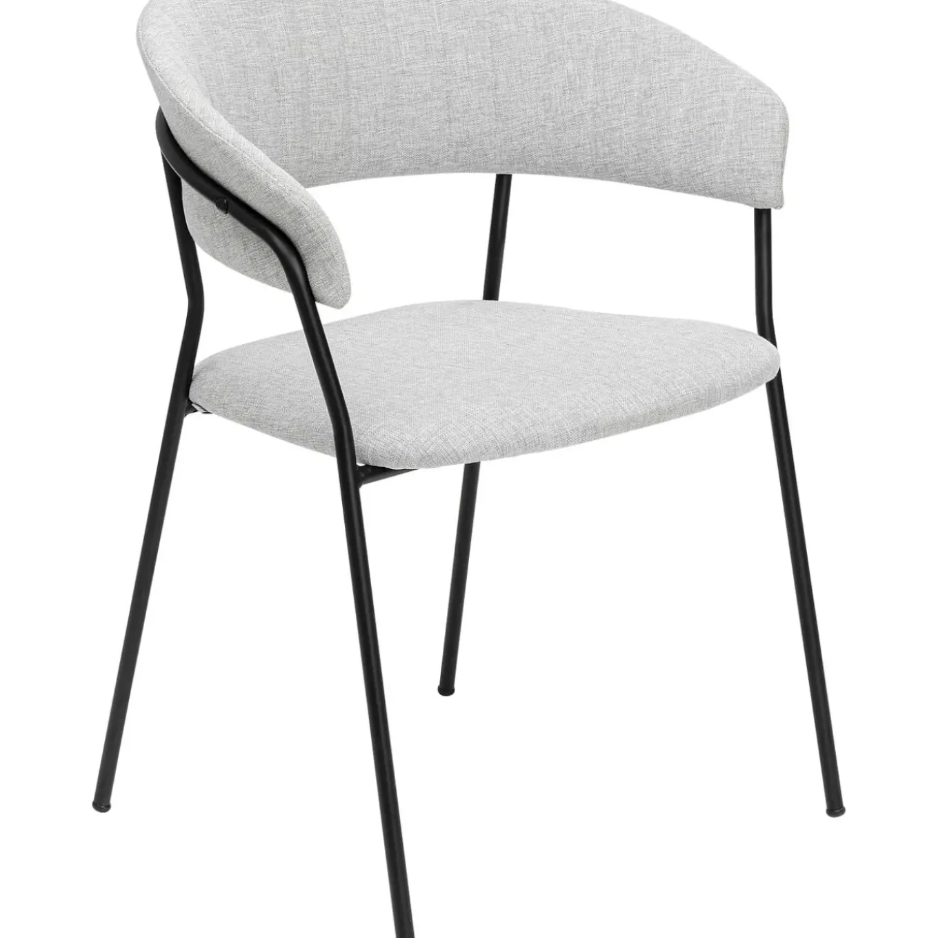 Chaise A. Acc. Belle Gris Clair (2/Set)
