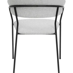 Chaise A. Acc. Belle Gris Clair (2/Set)