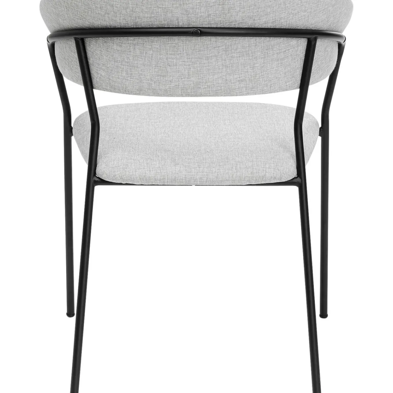 Chaise A. Acc. Belle Gris Clair (2/Set)