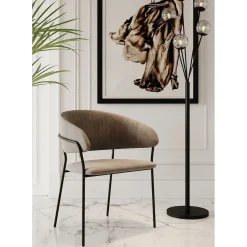 Chaise A. Acc. Belle Marron (2/Set)