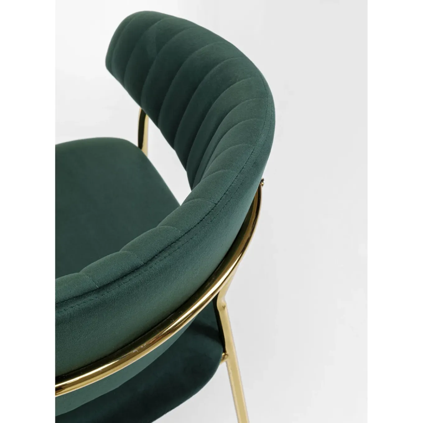Chaise A. Acc. Belle Velvet Vert (2/Set)