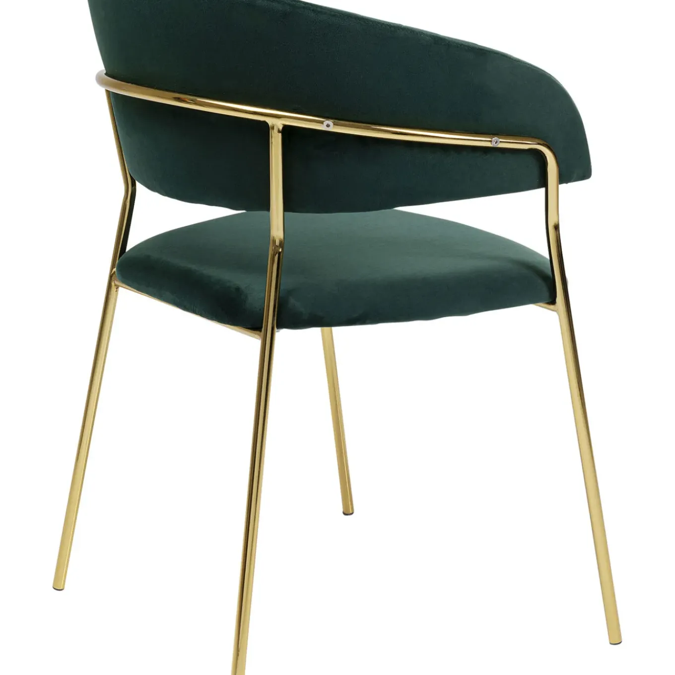 Chaise A. Acc. Belle Velvet Vert (2/Set)