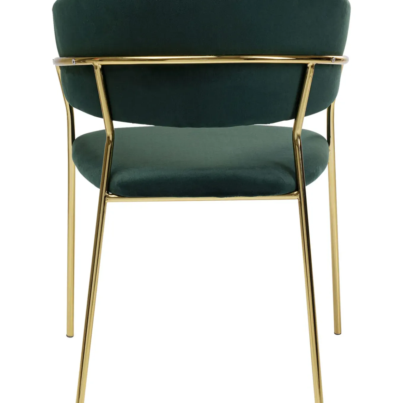 Chaise A. Acc. Belle Velvet Vert (2/Set)