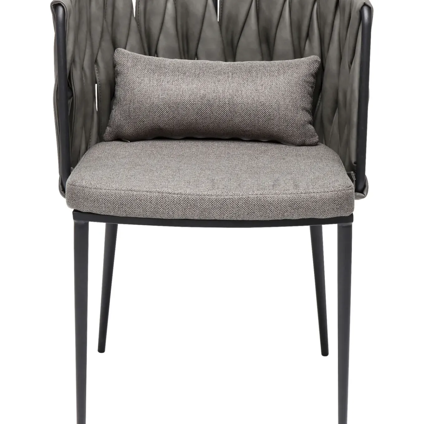 Chaise A. Acc. Cheerio Gris Av. Coussin