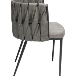 Chaise A. Acc. Cheerio Gris Av. Coussin