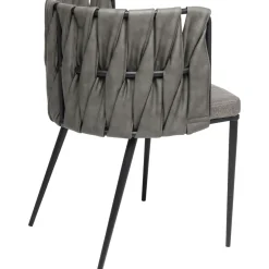 Chaise A. Acc. Cheerio Gris Av. Coussin