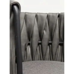 Chaise A. Acc. Cheerio Gris Av. Coussin