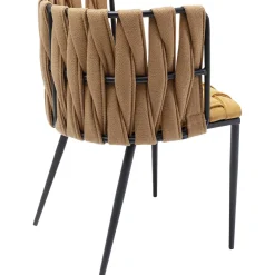 Chaise A. Acc. Cheerio Jaune A.Coussin