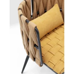 Chaise A. Acc. Cheerio Jaune A.Coussin