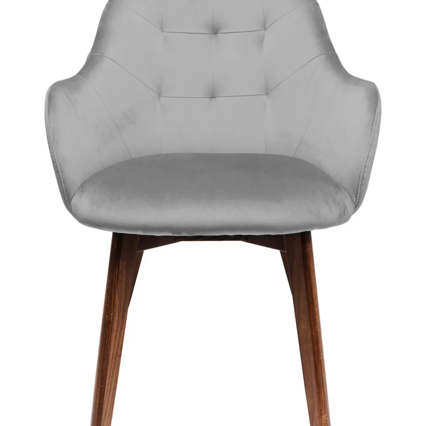 Chaise A. Acc. Dark Lady Velours Gris