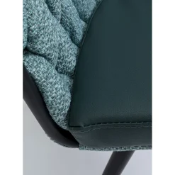Chaise A. Acc. Knot Bleu Petrole
