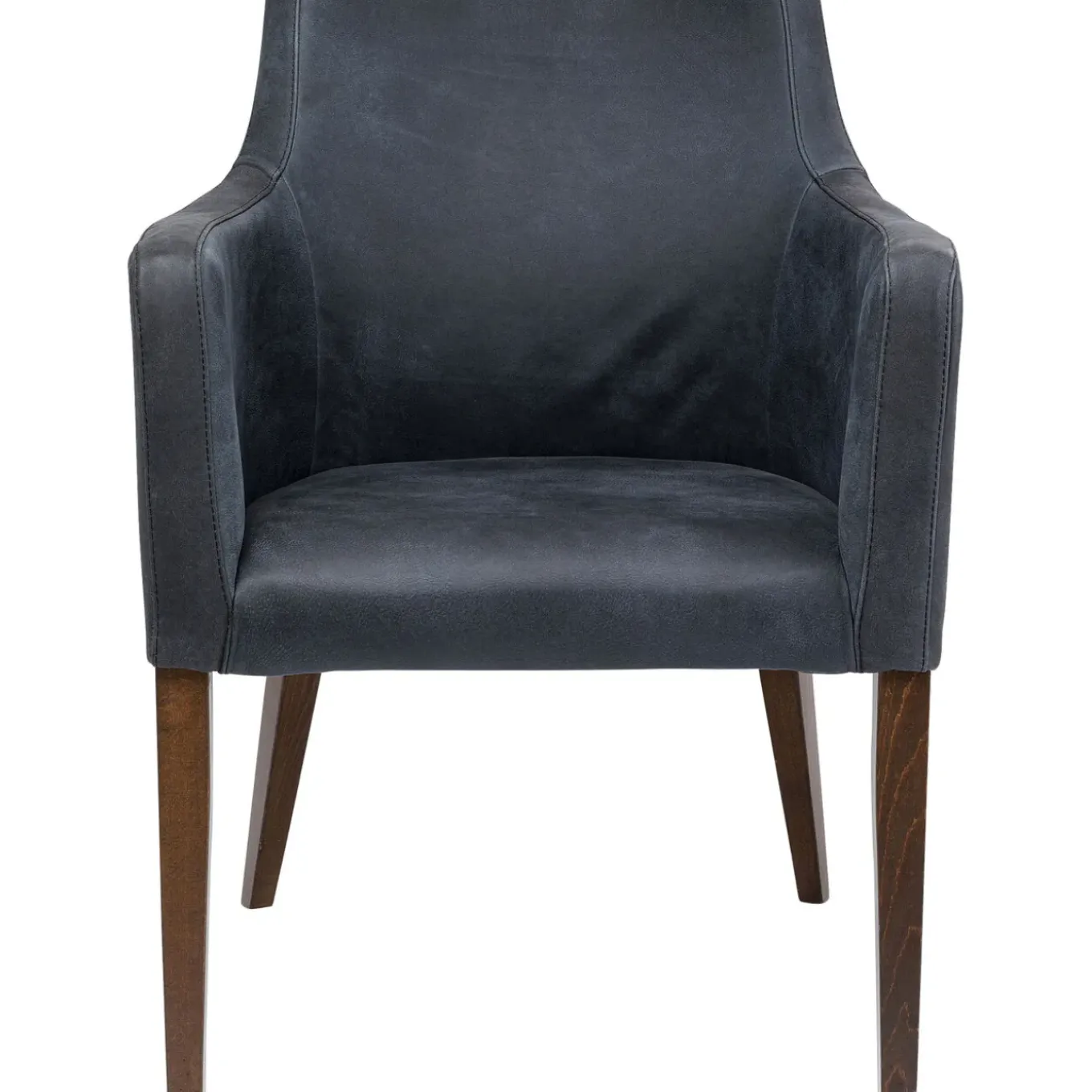 Chaise A. Acc. Mode Cuir Anthracite