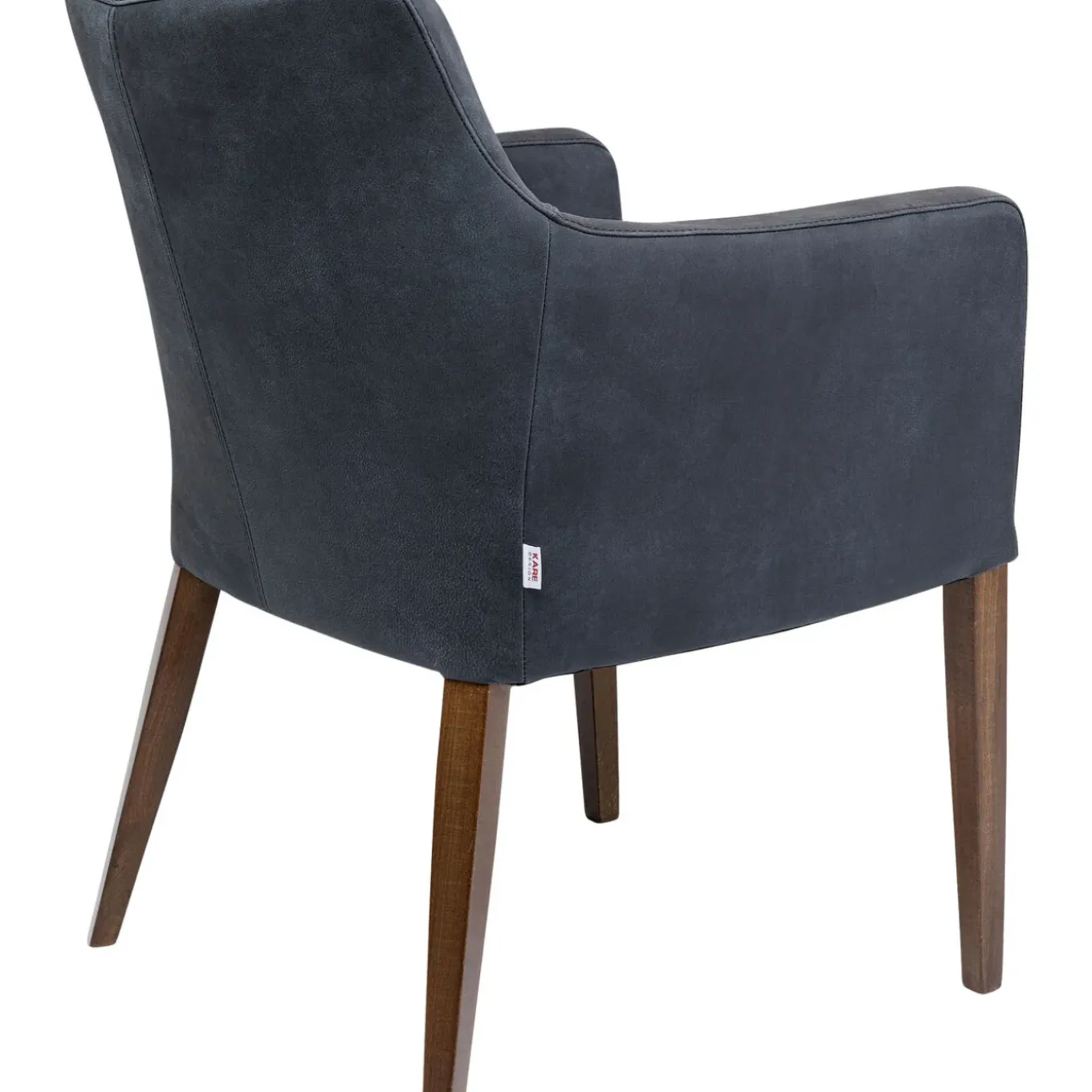 Chaise A. Acc. Mode Cuir Anthracite