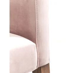 Chaise A. Acc. Mode Velours Rose