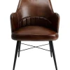 Chaise A. Acc. Rumba.Cuir Marron