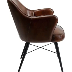 Chaise A. Acc. Rumba.Cuir Marron
