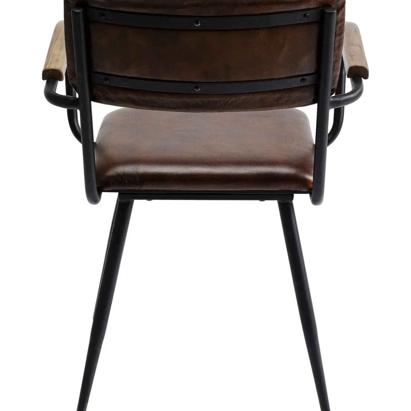 Chaise A. Acc. Salsa.Cuir Marron