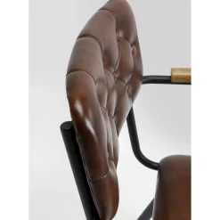 Chaise A. Acc. Salsa.Cuir Marron