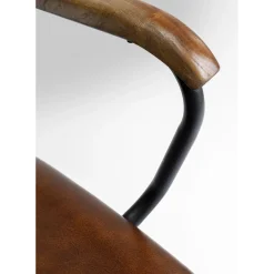 Chaise A. Acc. Salsa.Cuir Marron