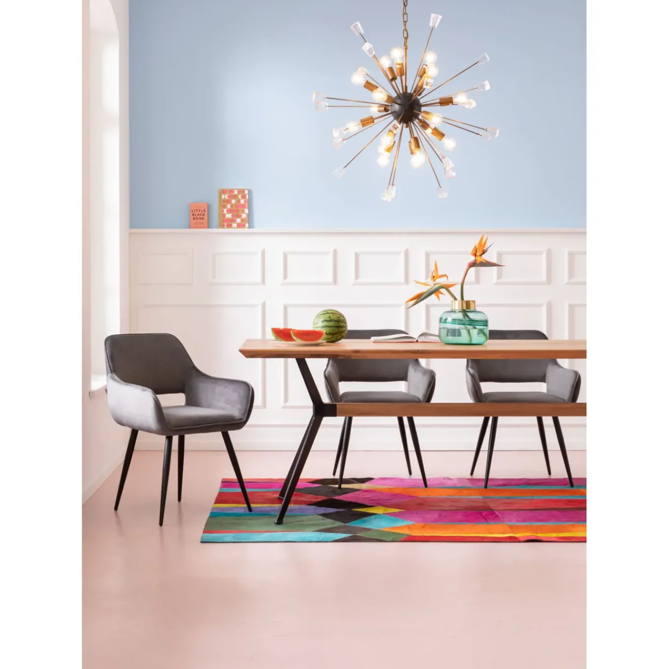 Chaise A. Acc. San Francisco Gris