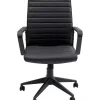 Chaise De Bureau Labora Dossier Bas Noir