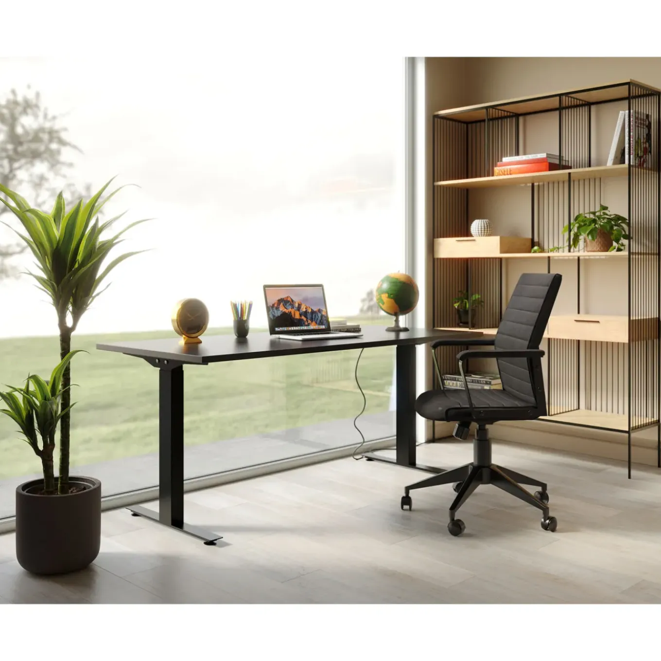 Chaise De Bureau Labora Dossier Bas Noir