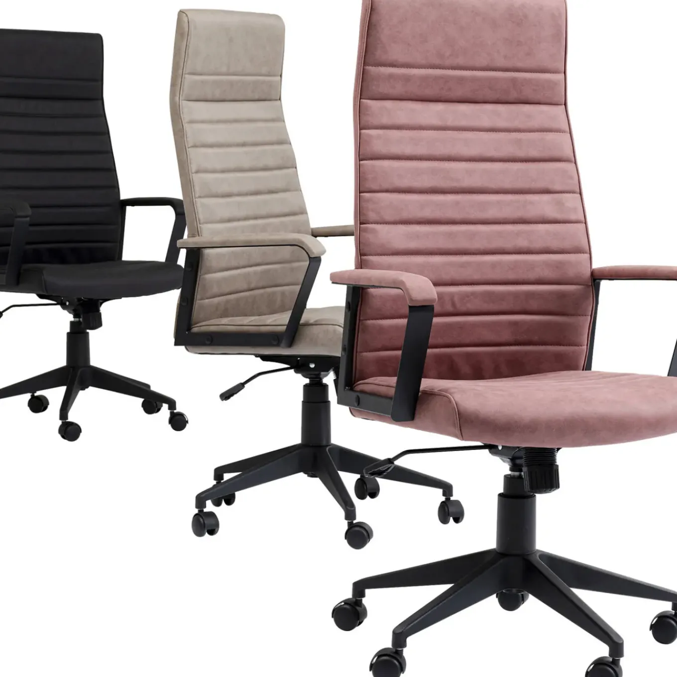 Chaise De Bureau Labora Noir Haut Dossier