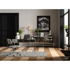 Chaise De Bureau Pivotante Dottore Gris