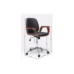 Chaise De Bureau Pivotante Patron Noye