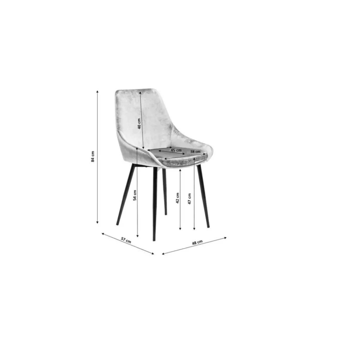 Chaise East Side Marron