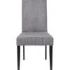 Chaise Econo Velours Cotele Gris