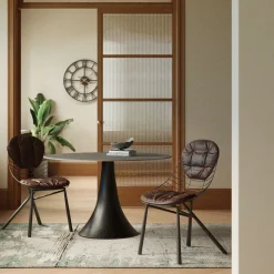 Chaise Fynn Marron