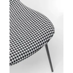 Chaise Gerda Noir Et Blanc (2/Set)