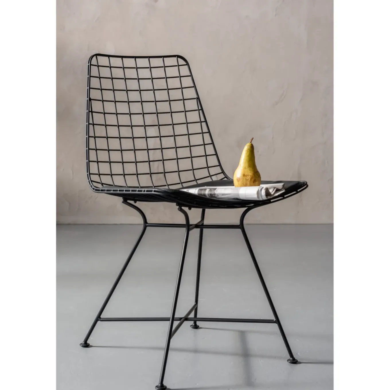 Chaise Grid Noir