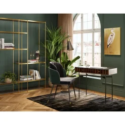 Chaise Hojas Gris