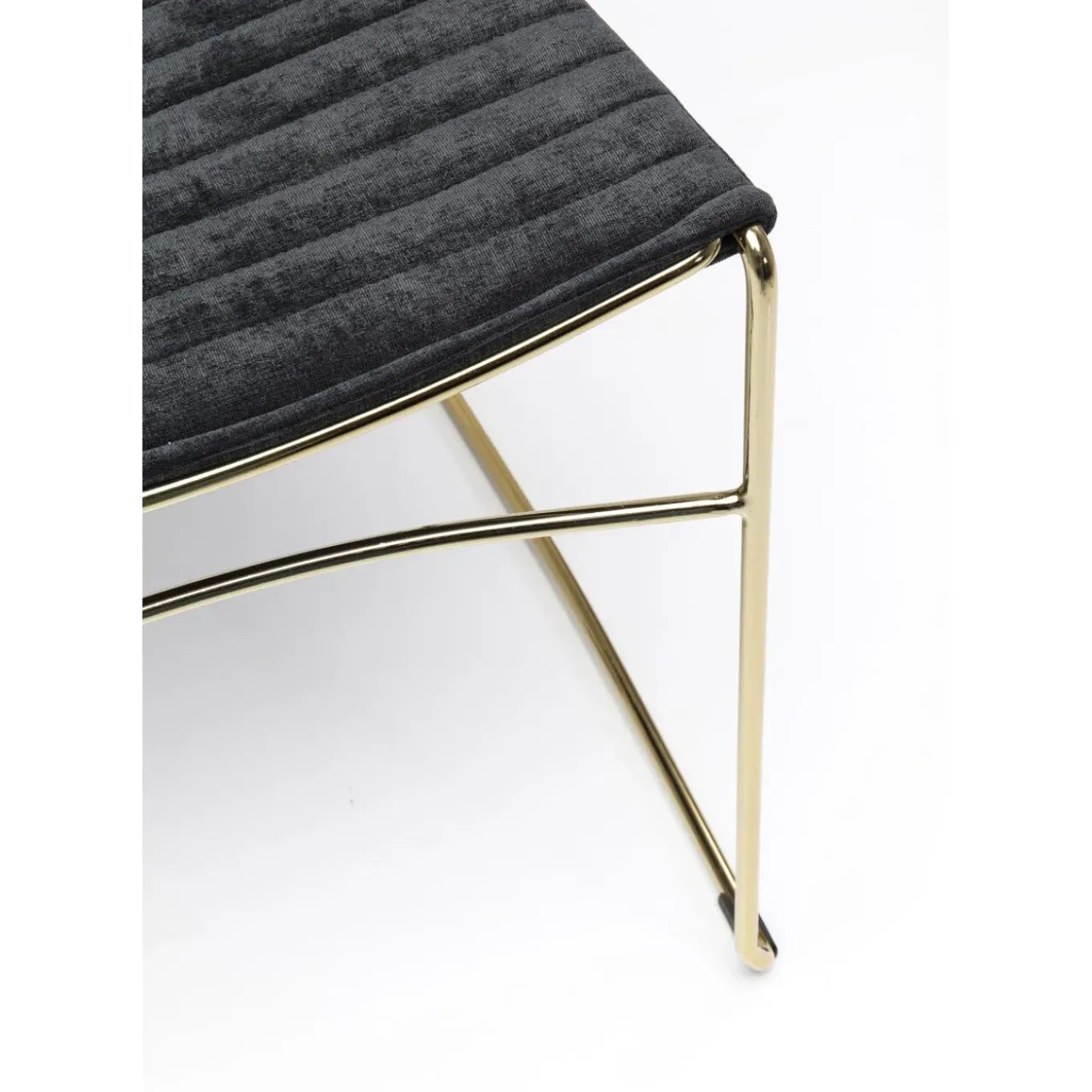 Chaise Hugo Noir/Dore
