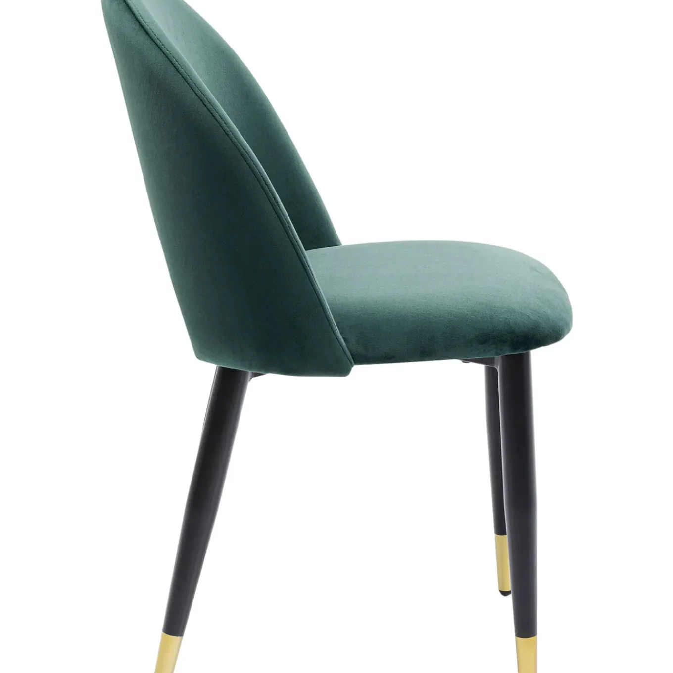 Chaise Iris Velours Vert