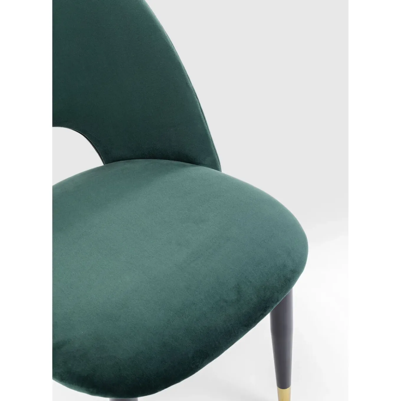 Chaise Iris Velours Vert