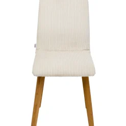 Chaise Lara Velours Cotele Creme