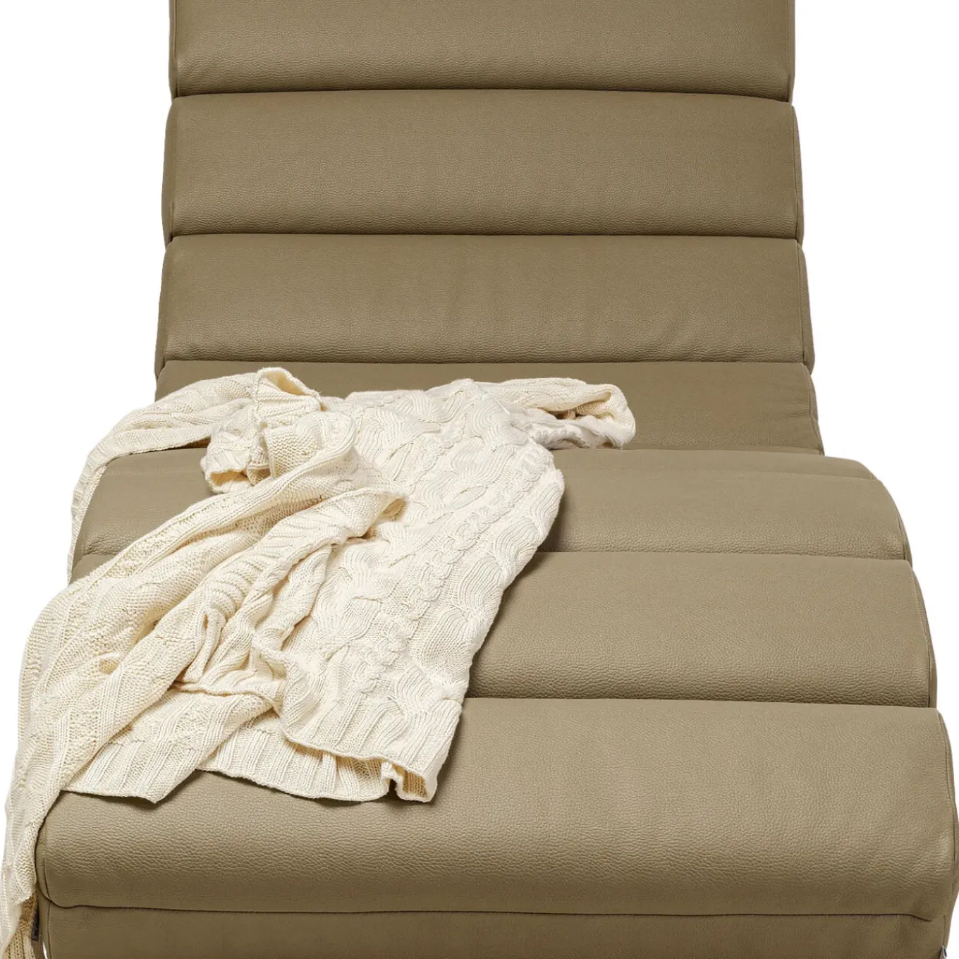 Chaise Longue Balou Vert Olive 190Cm