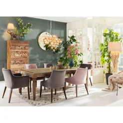 Chaise Mode Velvet Gris