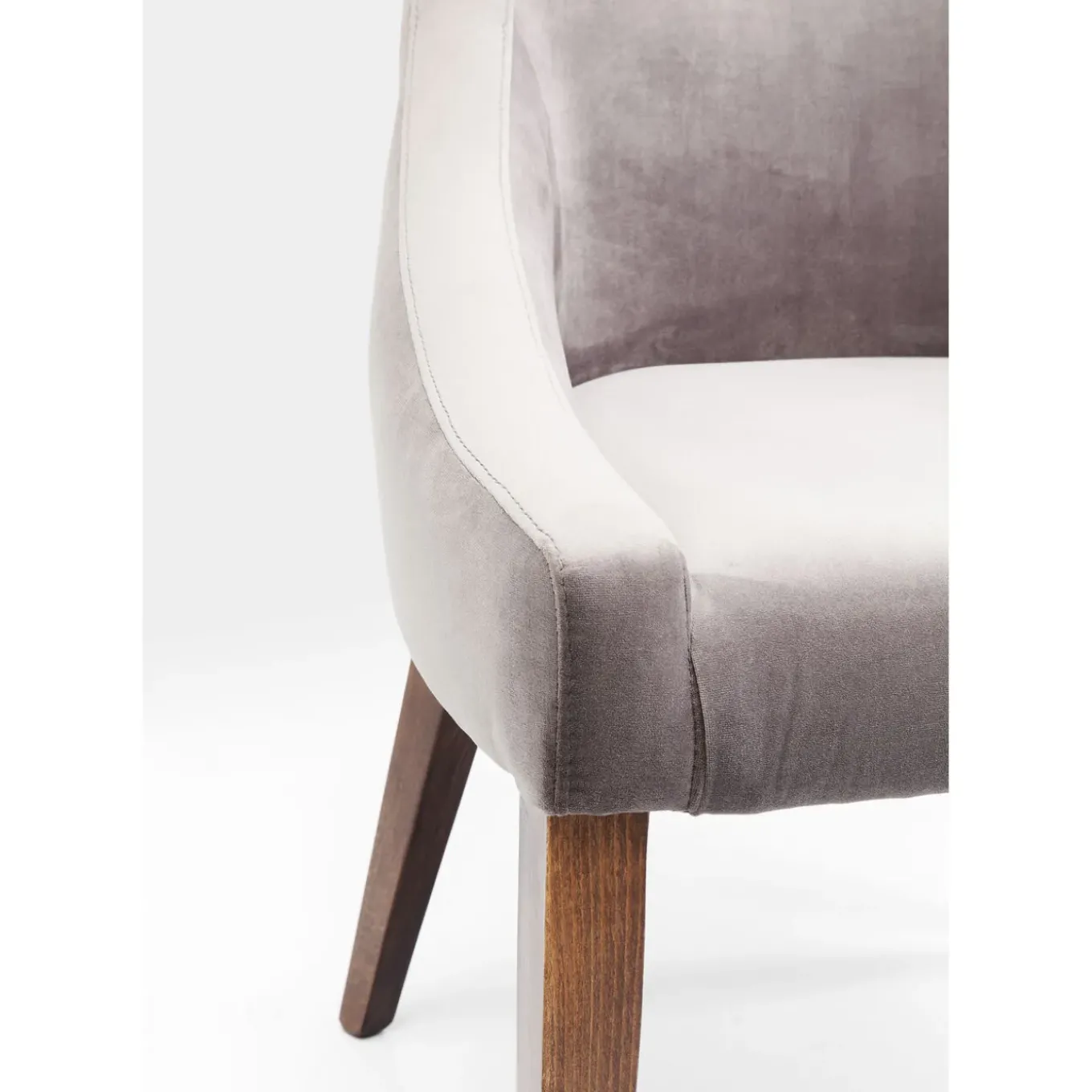 Chaise Mode Velvet Gris