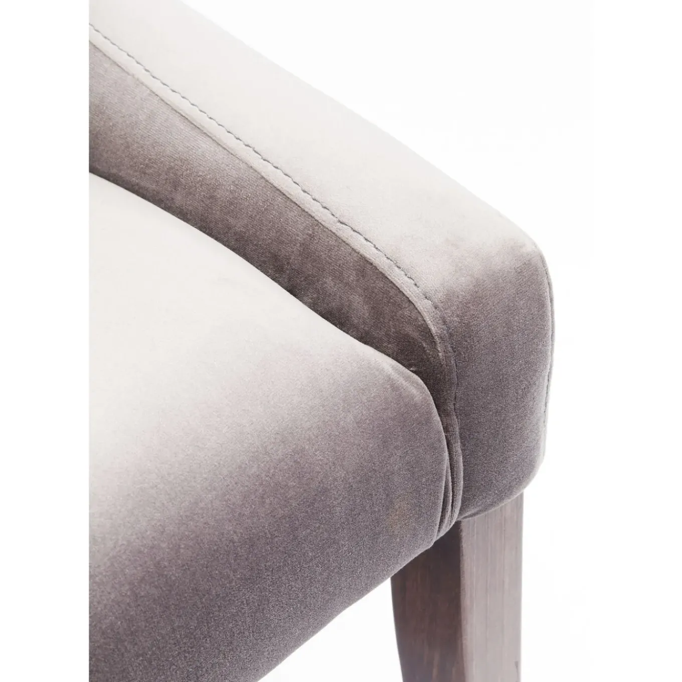 Chaise Mode Velvet Gris