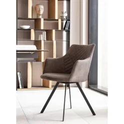 Chaise Pivotante Coco Anthracite