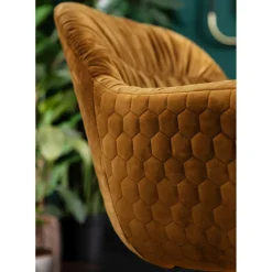 Chaise Pivotante Colmar Jaune